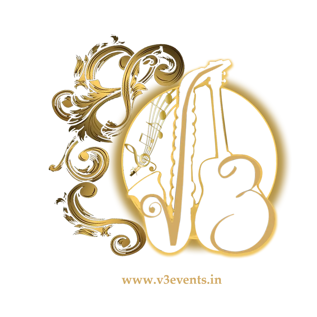 V3 Events & Weddings Logo