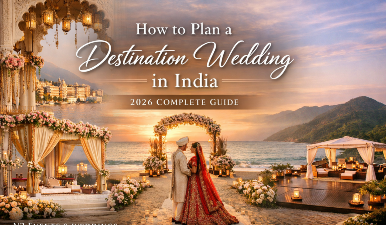Planning a destination wedding in India 2026