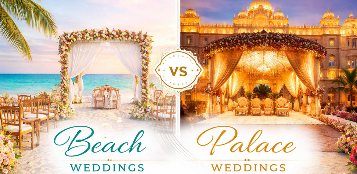 Beach vs Palace Weddings Which Destination is Better