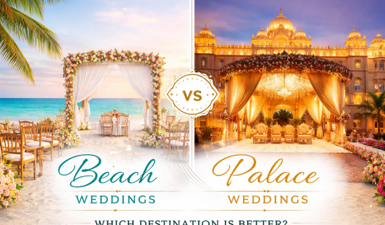 Beach vs Palace Weddings Which Destination is Better