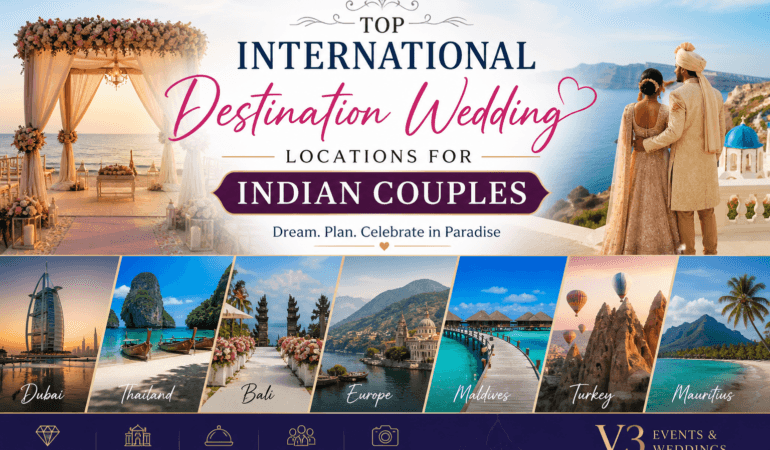 Top International Destination Wedding Locations for Indian Couples